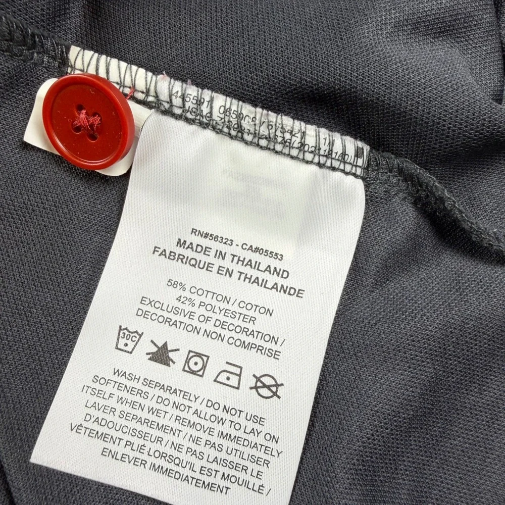 Jordan Oklahoma Sooners Mens XXL Red Grey Colorblock Polo 445591-085 Dri-Fit EUC - Picture 8 of 11